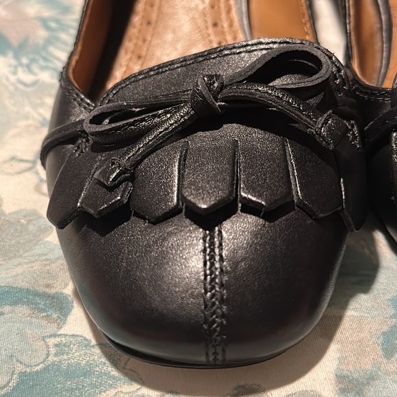 Brooks Brothers Black Leather Kiltie Bloch Heel Pumps 7.5 EUC - Picture 15 of 16